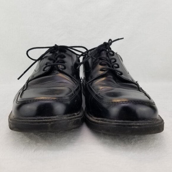 ✅Nunn Bush Men\'s 10M Slip Resistant Leather Oxford Shoes BLACK Comfort Lace Up main image 5